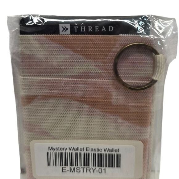 NEW Thread Wallets Jonie Elastic Mystery Card Holder Minimalist Wallet, Key Ring - Picture 6 of 6